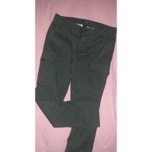 Army green cargo pants